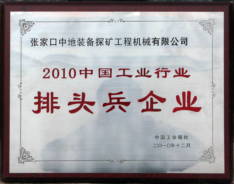 2010中国工业行业排头兵企业